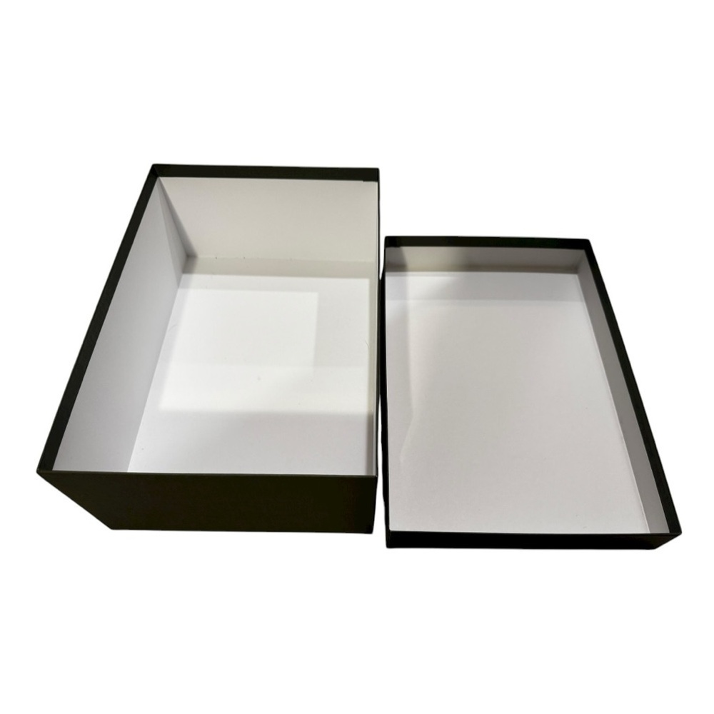 Longchamp Designer Shoe Box + Dust Bag | Dark Green Storage Box | 12x8x4.5” - Picture 3 of 4